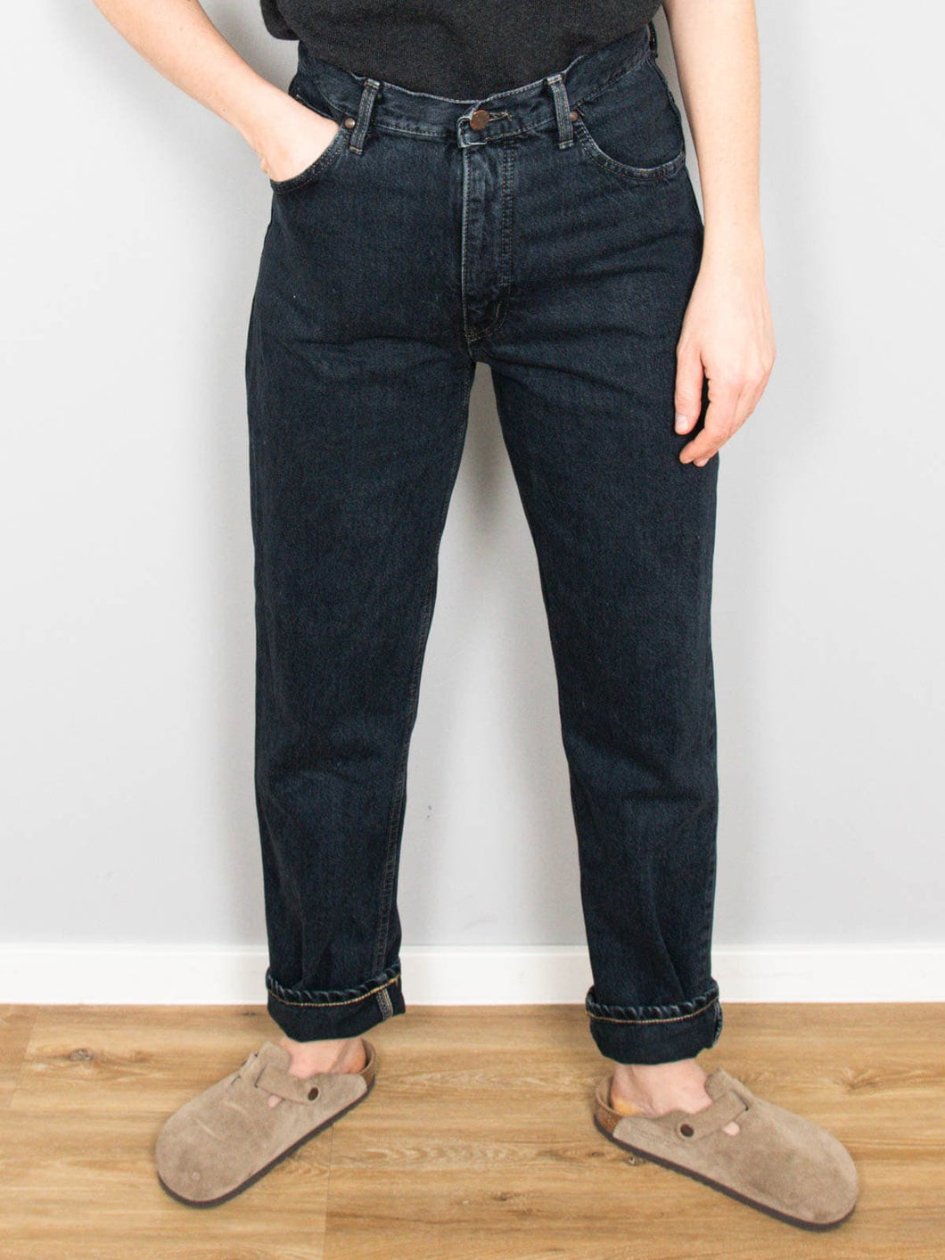 Vintage Jeans High Waist Blau