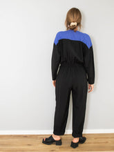 Laden Sie das Bild in den Galerie-Viewer, Vintage Jumpsuit Schwarz