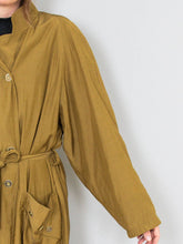 Laden Sie das Bild in den Galerie-Viewer, Vintage Mantel Khaki