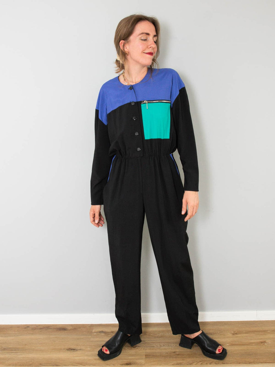 Vintage Overall Schwarz