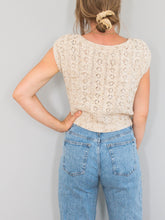 Laden Sie das Bild in den Galerie-Viewer, vintage top strick