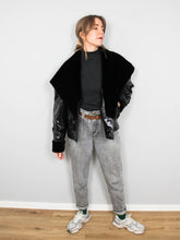 Laden Sie das Bild in den Galerie-Viewer, Vintrage Jacke Kunstfell