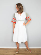 Laden Sie das Bild in den Galerie-Viewer, Weißes Kleid Vintage