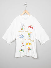 Laden Sie das Bild in den Galerie-Viewer, Weisses Tshirt Vintage