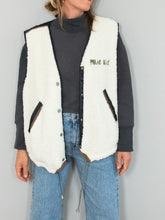 Laden Sie das Bild in den Galerie-Viewer, weste fleece oversize
