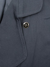 Laden Sie das Bild in den Galerie-Viewer, Wollmantel Schwarz