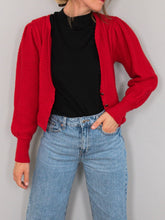 Laden Sie das Bild in den Galerie-Viewer, cropped cardigan wolle