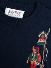 Laden Sie das Bild in den Galerie-Viewer, pullunder blau wolle