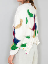 Laden Sie das Bild in den Galerie-Viewer, vintage angora cardigan