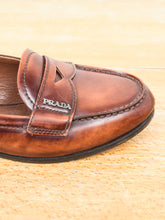 Laden Sie das Bild in den Galerie-Viewer, Braune Loafers Leder