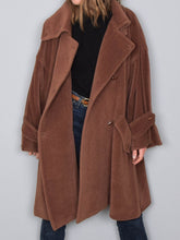 Laden Sie das Bild in den Galerie-Viewer, Brauner Mantel Secondhand