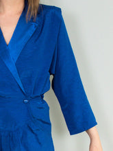 Laden Sie das Bild in den Galerie-Viewer, Jumpsuit Vintage Blau