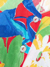 Laden Sie das Bild in den Galerie-Viewer, Maxikleid Blumen Vintage