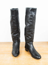 Laden Sie das Bild in den Galerie-Viewer, Prada Lederstiefel Schwarz