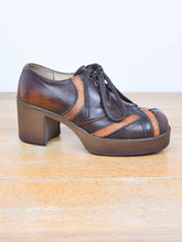 Laden Sie das Bild in den Galerie-Viewer, Schuhe 70er Jahre Vintage