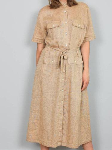 Secondhand Leinenkleid