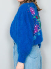 Laden Sie das Bild in den Galerie-Viewer, Vintage Angora Cardigan