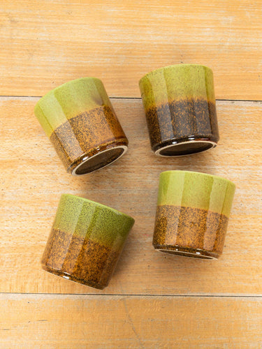 Becher Keramik Grün