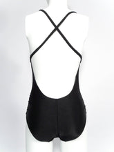 Laden Sie das Bild in den Galerie-Viewer, Schwarzer Vintage Badeanzug