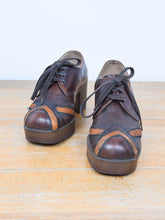 Laden Sie das Bild in den Galerie-Viewer, Vintage Plateauschuhe